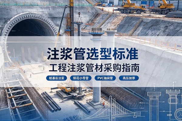 仙游注浆管选型标准