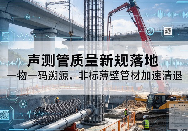 仙游声测管质量新规落地，一物一码溯源，非标薄壁管材加速清退