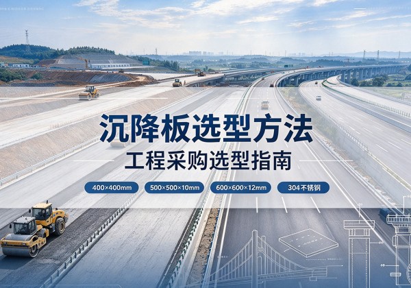 仙游沉降板选择方法